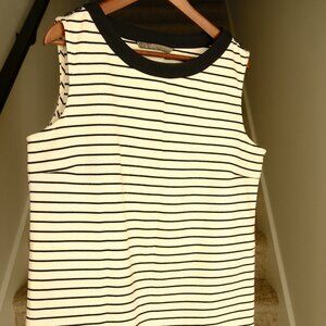 Zara Basic Womens Black/White Tank Top Skort